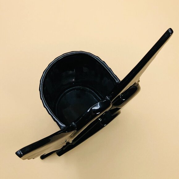 Vintage Fitz and Floyd Skylark Dove Vase: Art Deco Revival Ceramic Centerpiece - Picture 7 of 10